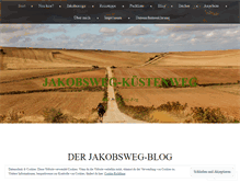 Tablet Screenshot of jakobsweg-kuestenweg.com